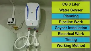 Installation Of My New Crompton Greaves 3-Litre (3000 W) Instant Water Geyser || 2024