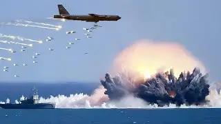 Horrible Moment • Powerful B-52 Bomber - Drops Small Island Bombs