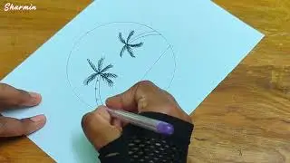 Ballpoint pen drawing