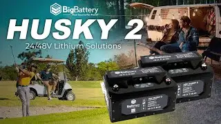 BigBattery Husky 2 - LiFePO4 Battery | Golf Cart, RV, and Van Power Solutions