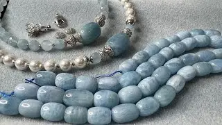 AQUAMARINE. I make jewelry.