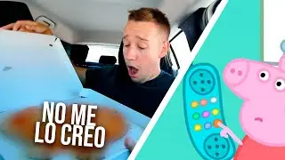 COMIENDO UNA PIZZA DE MI ÍDOLA: PEPPA PIG