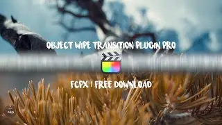 RN OBJECT WIPE TRANSITION PRO PLUGIN - FINAL CUT PRO X | DOWNLOAD FOR FREE 2021 | LEARN 2 PRO