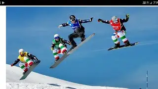 СНОУБОРД С ГОРЫ