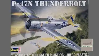 P-47N Thunderbolt | TIMELAPSE | Full Build | Revell | Monogram | Scale Model Building|WWII|Airplane