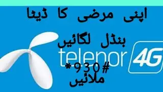 Telenor internet package  Code|Sims Menu