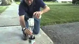 Mentos and Diet Coke