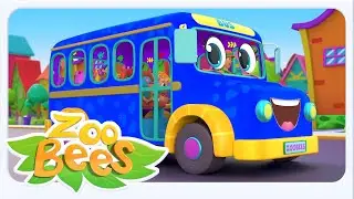Колеса на автобусе детей песня + Более Zoobees лучший русский потешки