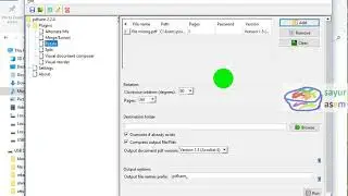 Memutar PDF dengan PDF Split and merge