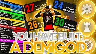 BEST BUILD 2K21 NEXT GEN! 91 BADGE DEMIGOD BUILD 2K21 NEXT GEN! OVERPOWERED POWER FORWARD BUILD!