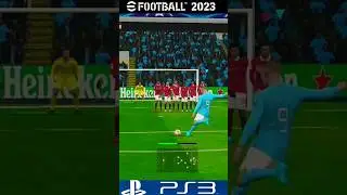 Erling Haaland Free Kick Goal & Celebration - eFootball 2023 PS3