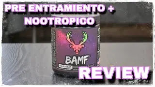 BAMF PRE WORKOUT DE BUCKED UP REVIEW 🫎. | UN PRE ENTRENAMIENTO CON NOOTROPICOS.