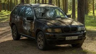 BMW X5 for the price of a ROTTEN PRIORA! FIRE RESTORATION. Part 5.