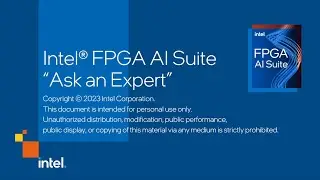 Intel® FPGA AI Suite 