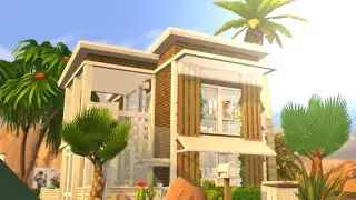 OASIS TINY HOUSE (NO CC) || The Sims 4: Speed Build