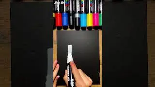 Drawing, But the White Marker Is HUGE!! Satisfying 