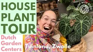 House Plant Tour and GIVEAWAY | Come shopping with me at Tuinland Zwolle | Plant with Roos