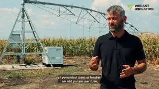 Am crescut recolta la porumb de 3,5 ori instalând sistemul de irigare Variant Irrigation