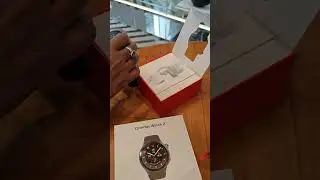 Unboxing OnePlus Watch 2 Black Steel, wear OS4, Snapdragon W5