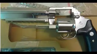 No.27 Marushin アンリミテッドリボルバー 8mmBB マキシエイト 「Xカートリッジ仕様」 Silver ABS