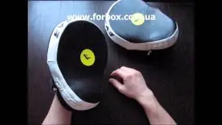 Видеообзор гнутых кожаных лап Everlast от магазина Forbox
