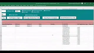 Match Ledger with Tally, Export Ledger from Tally to Excel ,Import Ledgers from Excel to tally