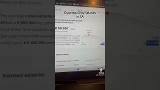 Cybersecurity salaries in SA 