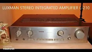 LUXMAN STEREO INTEGRAYED AMPLIFIER L 210  Year (1982-85)