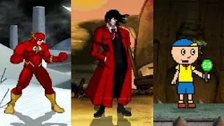 MUGEN Compilation: The Flash, Alucard, Caillou... [10 Fights]