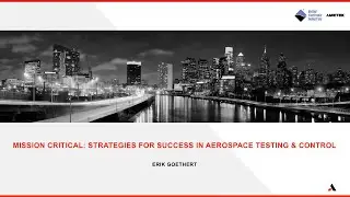 Strategies for Success in Aerospace Testing & Control - Webinar