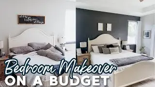 DIY MASTER BEDROOM MAKEOVER // Makeover On A Budget // Before & After Transformation