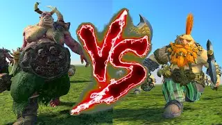 Plague Ogres VS Doomseekers. Total War Warhammer 3