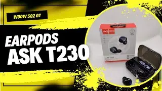 EARPODS ASK-T230 ( REVIEW, FUNCIONAMIENTO Y COMO CONECTAR)
