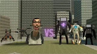 NEW BULDOZER SKIBIDI TOILET vs TV MAN MECHA BOSS vs SIREN MAN MECHA BOSS (Garrys Mod)