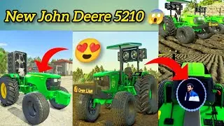 New John Deere 5210 Tractor Ready For New Update 😍 Indian Vehicles Simulator 3d