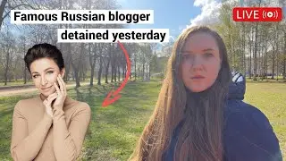 A famous Russian blogger was detained yesterday.
