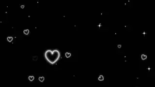 Video editing effects black screen | Heart | Black Screen Hearts effect