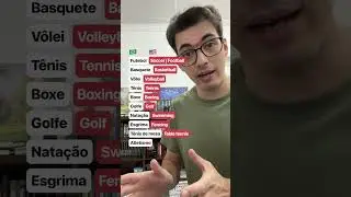 Sports names in English!