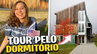 MORO NA MINHA FACULDADE AMERICANA: tour pelo dormitório 🏡