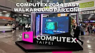 What it's like to be at Computex 2024:  Quick Walkaround of Tainex 1 assorted booths. Part One