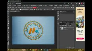 How to edit embroidery mockup PSD using Photopea