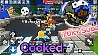 BelostMan VS @GGMiner1212 1v1 Battle || Blockman GO