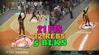21 PTS, 12 REBS, 5 BLKS & 4 THREES ON NBA 2K24 REC🔥