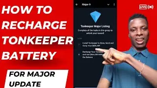 How to recharge tonkeeper battery for major #major #tonkeeperwallet #tonkeeper
