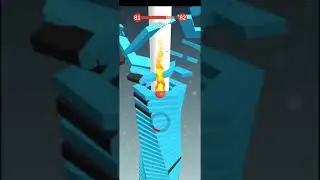 Пробивай мячиком стеки #SHORTS Веселая и простая игра кликер #GAMES STACK BALL треш игры на андроид