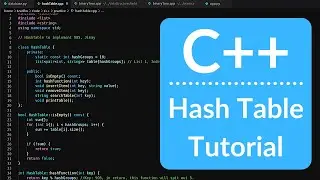 C++ Hash Table Implementation