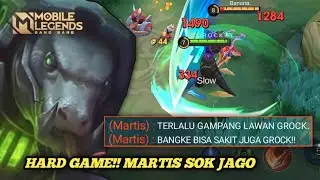 HARD GAME BANGET!! MARTIS SOK JAGO, WAR TANPA HENTI SAMPE MATI BANYAK - MOBILE LEGENDS