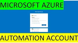 MICROSOFT AZURE - AUTOMATIZANDO START / STOP DE VM COM AUTOMATION  ACCOUNT