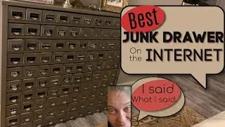 This is THE BEST JUNK DRAWER you have ever seen - Junk drawer organization idea if your lucky ;)