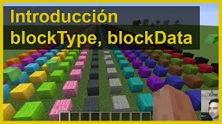 blockType y blockData en Minecraft con Python: